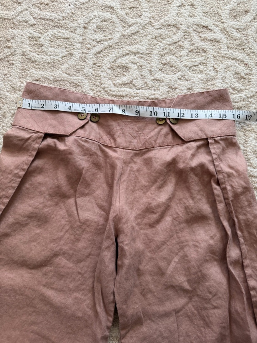 Chintamani Alchemi Button Linen Pants - Picture 10 of 11